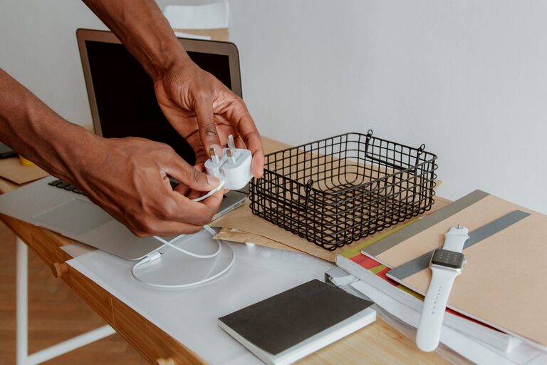 How to Organize Cables and Chargers Neatly